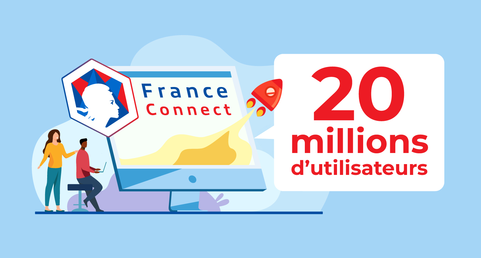 FranceConnect 20 millions d'utilisateurs 