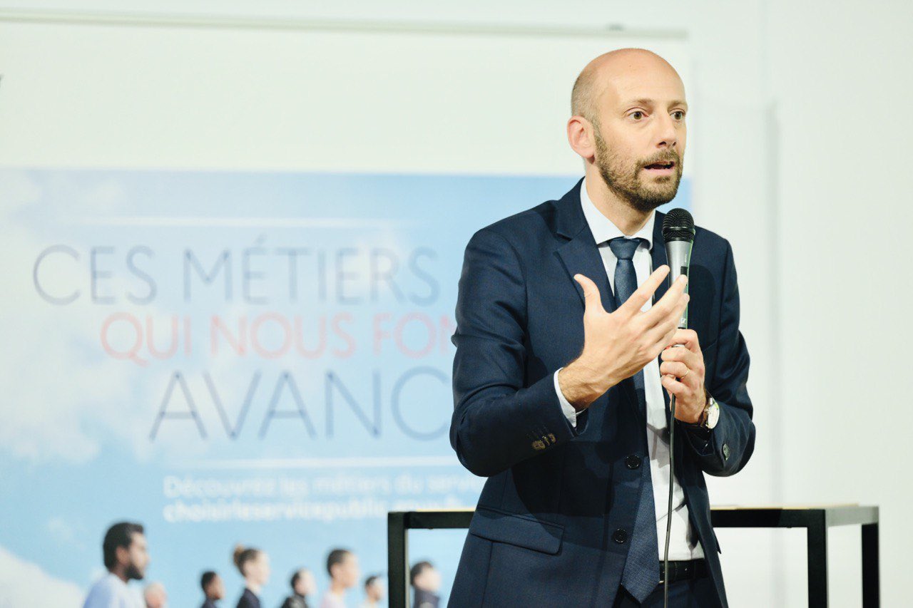 Stanislas Guerini, Menteri Transformasi dan Pelayanan Publik di VivaTech: produk digital inovatif negara menjadi sorotan